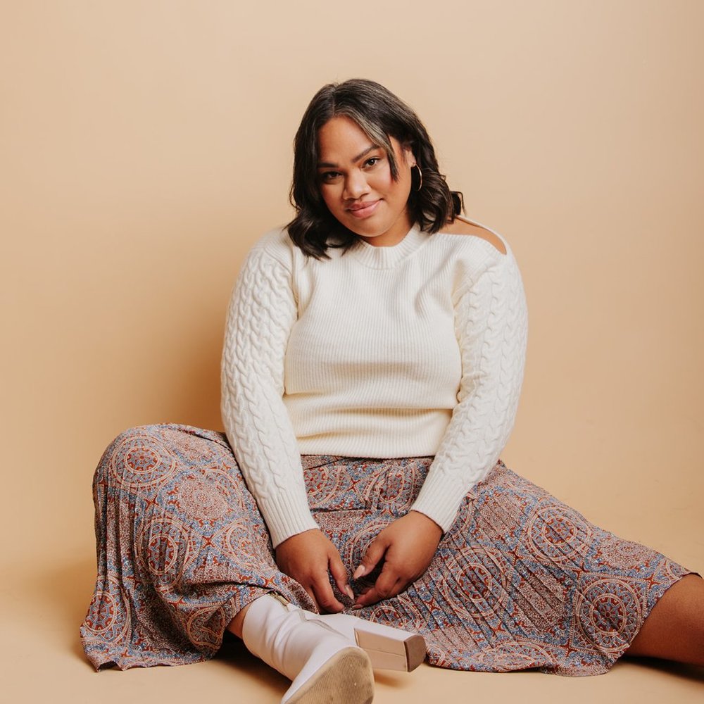 Cold Shoulder Sweater - Picture 2 of 6